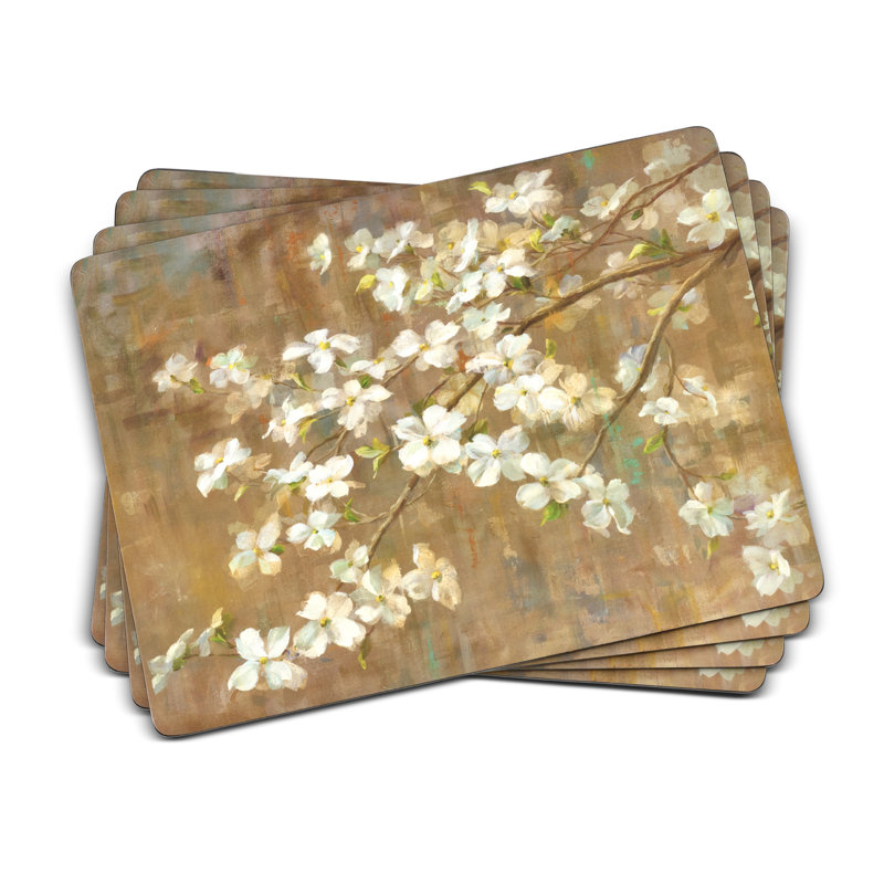 Pimpernel Dogwood in Spring 16" Cork Placemat & Reviews Wayfair Canada
